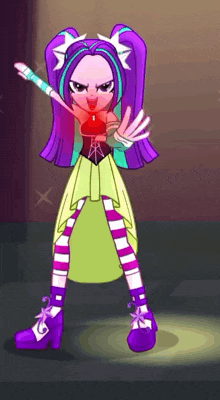 Aria Blaze Welcome To The Show GIF