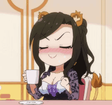 Anime Sassy GIF - Anime Sassy Coffee GIFs