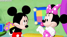 Flowers Mickey Mouse GIF - Flowers Mickey Mouse Minnie Mouse GIFs