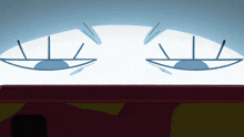 a cartoon drawing of a person 's face with a smiley face