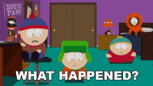 What Happened Eric Cartman GIF - What Happened Eric Cartman Stan Marsh GIFs