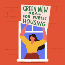 Green New Deal For Public Housing Alexandria Ocasio Cortez GIF - Green New Deal For Public Housing Green New Deal Alexandria Ocasio Cortez GIFs