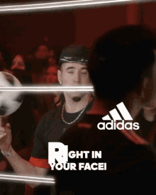 Adidas Right In Your Face GIF - Adidas Right In Your Face Fifa GIFs