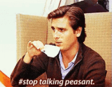 sip tea stop talking peasant judging you