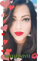 a woman 's face is surrounded by hearts and the name niyatiniyu