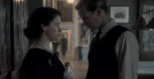 Kiss On Forehead Claire Foy GIF - Kiss On Forehead Claire Foy Queen Elizabeth Ii GIFs