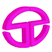 a green circle with the letter t inside
