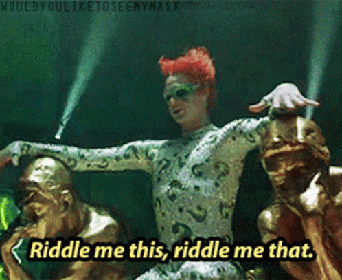 Riddle Me This GIFs | Tenor
