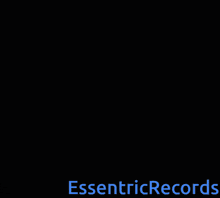 a cat wearing a banana costume is standing in front of a wall that says ' essential records ' on it