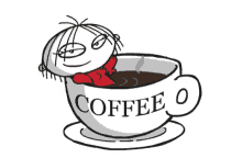 Coffee Swimming In Coffee GIF - Coffee Swimming In Coffee Large Coffee GIFs