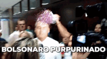 Bolsonaro Purple GIF - Bolsonaro Purple Confetti GIFs