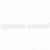 a red background with the words gyattrox gapped