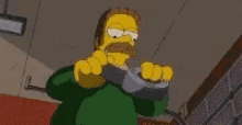 Ned Flanders Duct Tape GIF
