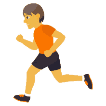 person running people joypixels jogging exercise