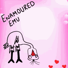 Enamoured Emu Veefriends GIF - Enamoured Emu Veefriends In Love GIFs