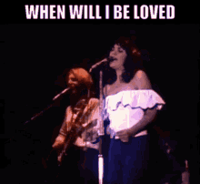 Linda Ronstadt When Will I Be Loved GIF