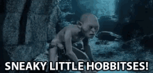 When Someone Plays A Trick On Me GIF - Gollum Sneaky Little Hobbitses Lotr GIFs