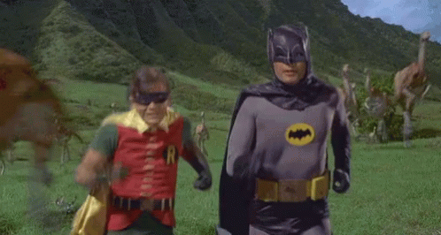 Batman Running Robin GIF - Batman Running Robin Running - Discover & Share  GIFs