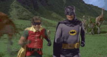 Batman Running Robin GIF