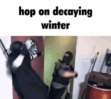 Hop On Decaying Winter Decaying Winter Roblox GIF - Hop On Decaying Winter Decaying Winter Roblox Madness Combat GIFs