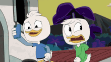 Dewey Duck Louie Duck GIF - Dewey Duck Louie Duck Ducktales GIFs