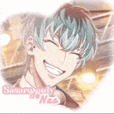 a picture of a man with the words basaraonly de nao written below him