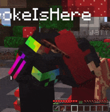 a screenshot of a video game with the name pokeishere on it