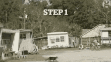 Three Steps To A Scuzzy Trailer Park GIF - Video Game Steps Buy Cheap Trailer Park GIFs