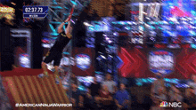 Jump Up With Momentum American Ninja Warrior GIF - Jump Up With Momentum American Ninja Warrior Sring With Force GIFs