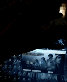a person is playing a video game on a computer screen that says eastern front