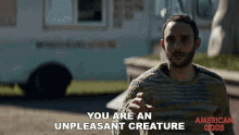 You Are An Unpleasant Creature Salim GIF - You Are An Unpleasant Creature Salim American Gods GIFs