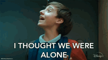 I Thought We Were Alone Nate GIF - I Thought We Were Alone Nate Better Nate Than Ever GIFs