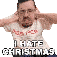 I Hate Christmas Ricky Berwick Sticker