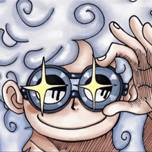 Gear 5 Luffy Goggles GIF