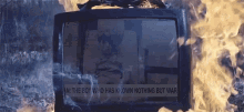 Tv Television GIF - Tv Television Fire GIFs