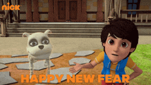 Happy New Fear Pinaki GIF - Happy New Fear Pinaki Pinaki & Happy The Bhoot Bandhus Happy New Fear GIFs