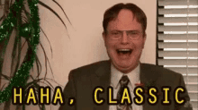 The Office Haha Classic GIF