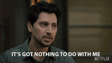 It'S Got Nothing To Do With Me Eagan Tehrani GIF - It'S Got Nothing To Do With Me Eagan Tehrani Manifest GIFs