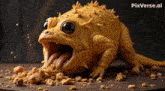 a picture of a frog with pixverse.ai written in the corner