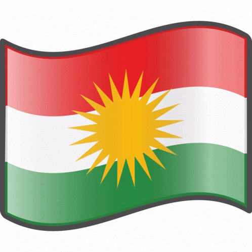 Kurdistan Flags Sticker - Kurdistan Flags Flag Of Kurdistan - Descubre ...