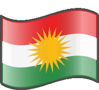 Kurdistan Flags Sticker - Kurdistan Flags Flag Of Kurdistan Stickers