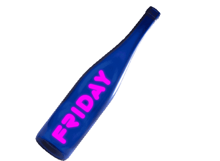 Friday Bottle Sticker - Friday Bottle Drunk Stickers