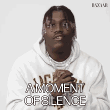 A Moment Of Silence Lil Yachty GIF - A Moment Of Silence Lil Yachty Harpers Bazaar GIFs