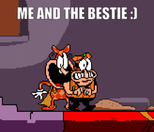 Pizza Tower Me And The Bestie GIF - Pizza Tower Me And The Bestie Peppino GIFs