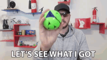 Lets See What I Got Ball GIF - Lets See What I Got Ball Green GIFs