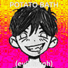 Potato Bath Omori Potato GIF - Potato Bath Omori Potato Omori Potato Bath GIFs