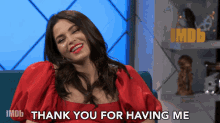 Thank You For Having Me Happy GIF