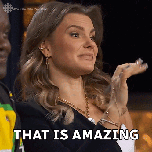 That Is Amazing Michele Romanow GIF That is amazing Michele romanow Dragons den Discover Share GIFs