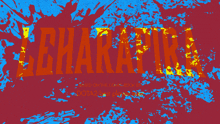a red and blue background with the word chakrafira written on it