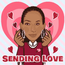 Sending Love Lignon GIF - Sending Love Lignon Lou GIFs